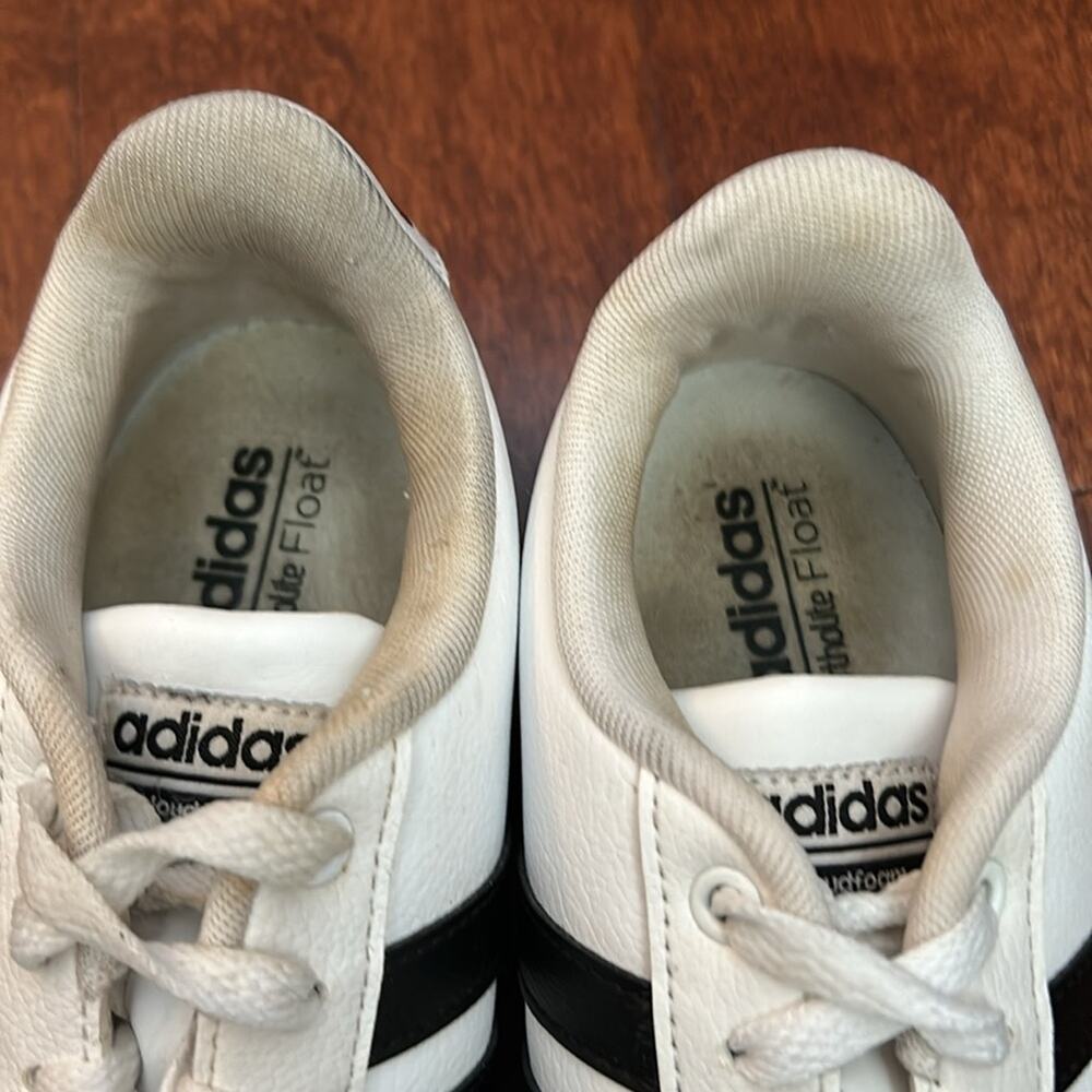 Adidas Women’s Neo Cloudfoam White and Black Classic Sneakers, Size and 8.5 - Picture 14 of 16